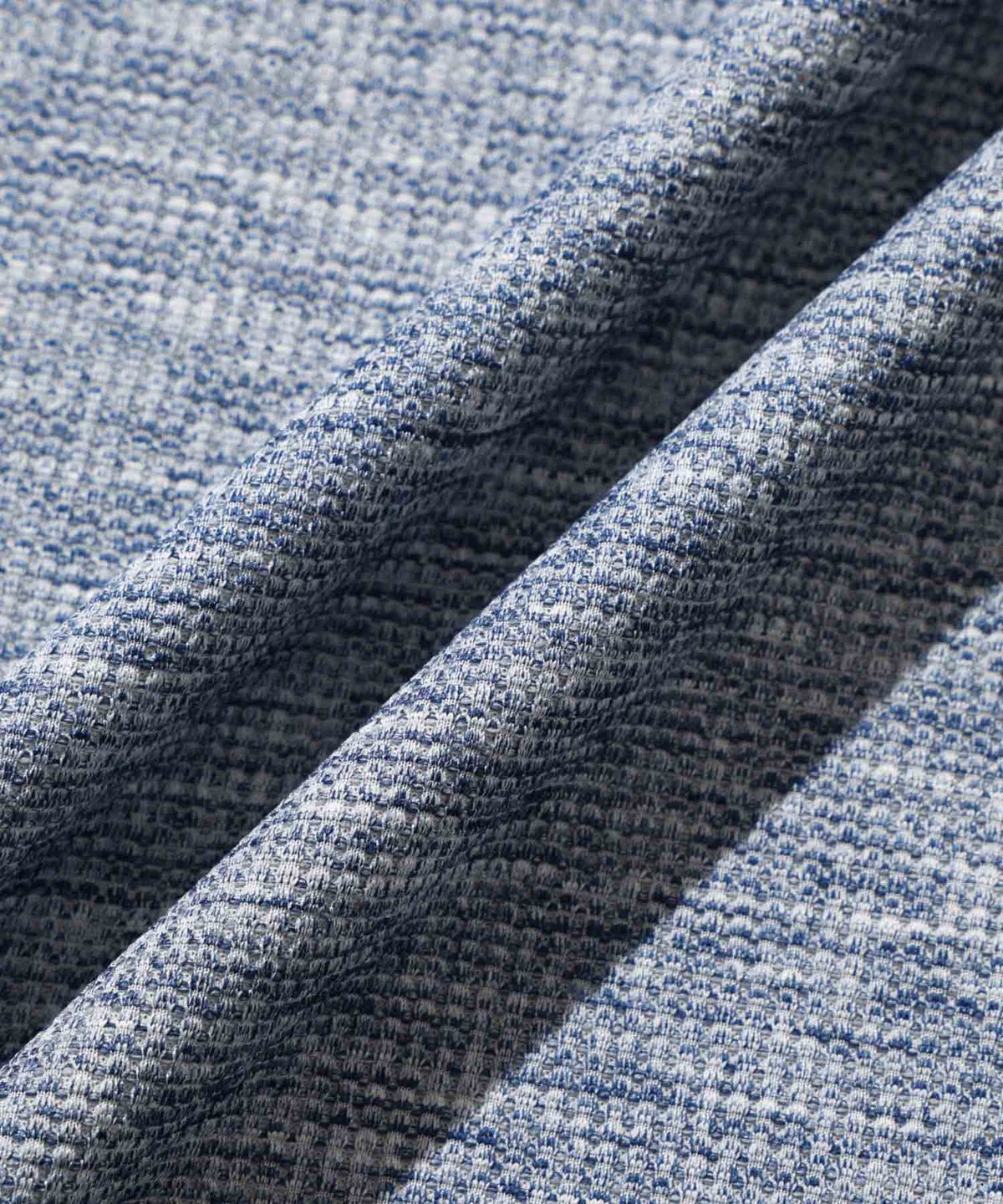 NAVY SARARI メランジワッフルフェイクレイヤードクルーネックTシャツ 速乾 メンズ メール便 対応商品