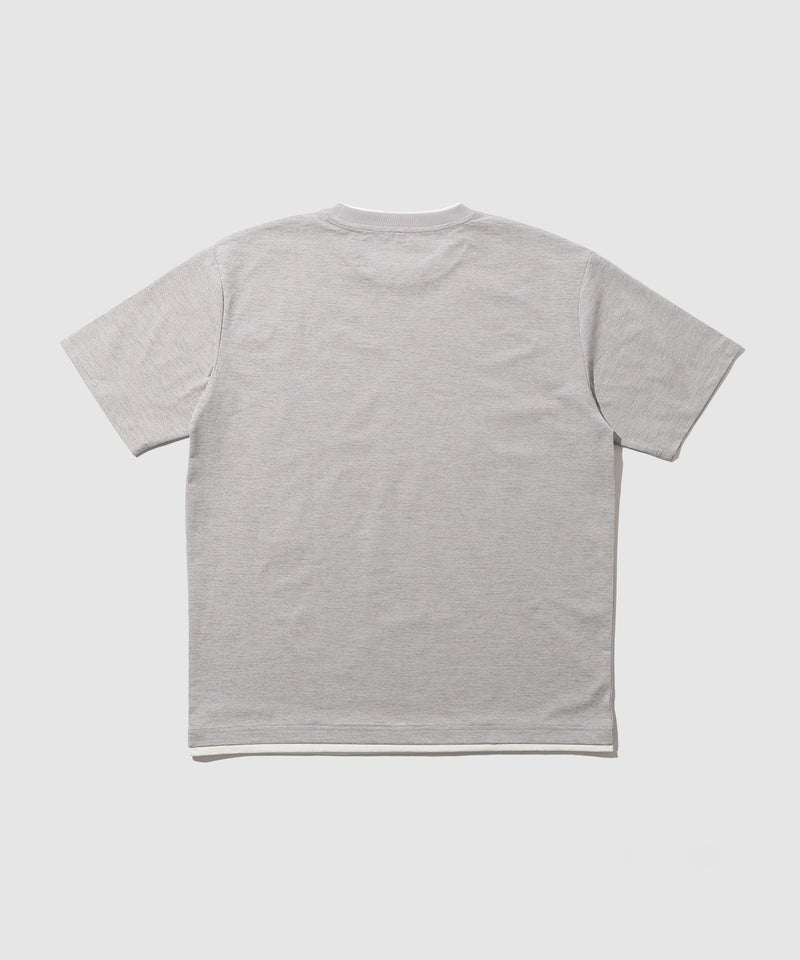 NAVY SARARI 接触冷感 テック天竺ダブルクルーネックTシャツ 速乾 メンズ メール便 対応商品商品画像-5