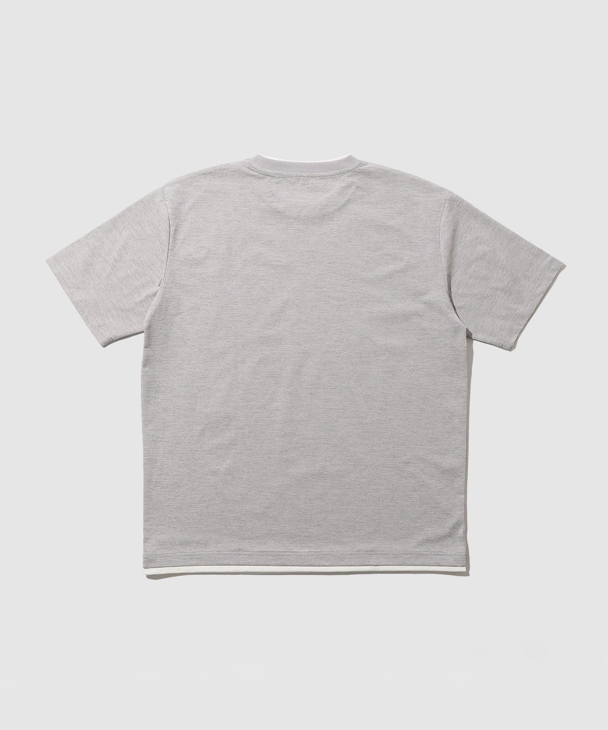 NAVY SARARI 接触冷感 テック天竺ダブルクルーネックTシャツ 速乾 メンズ メール便 対応商品