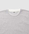 NAVY  SARARI 接触冷感 テック天竺ダブルクルーネックTシャツ 速乾 メンズ メール便 対応商品商品サムネイル-6