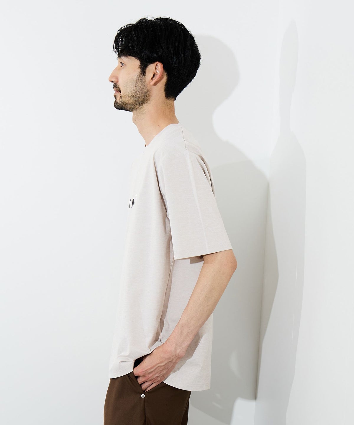 Real Standard 接触冷感 テック天竺5分袖Tシャツ メンズ メール便 対応商品