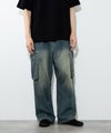 NAVY 3D立体ポケット デニムカーゴパンツ メンズ商品サムネイル-1