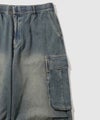 NAVY  3D立体ポケット デニムカーゴパンツ メンズ商品サムネイル-20