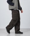 NAVY 3D立体ポケット ツイルワイドカーゴパンツ メンズ商品サムネイル-2