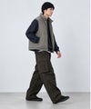 NAVY 3D立体ポケット ツイルワイドカーゴパンツ メンズ商品サムネイル-14