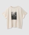 NAVY SARARI 接触冷感 袖フリルコンパクトTシャツ レディース メール便 対応商品商品サムネイル-1