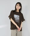 NAVY SARARI 接触冷感 袖フリルコンパクトTシャツ レディース メール便 対応商品商品サムネイル-3