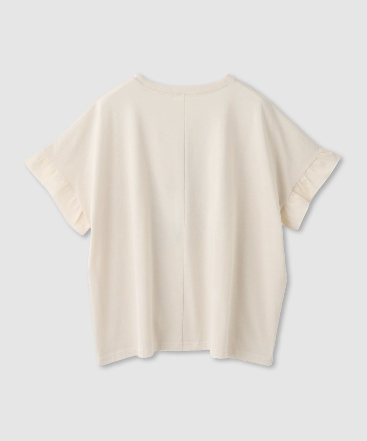 NAVY SARARI 接触冷感 袖フリルコンパクトTシャツ レディース メール便 対応商品