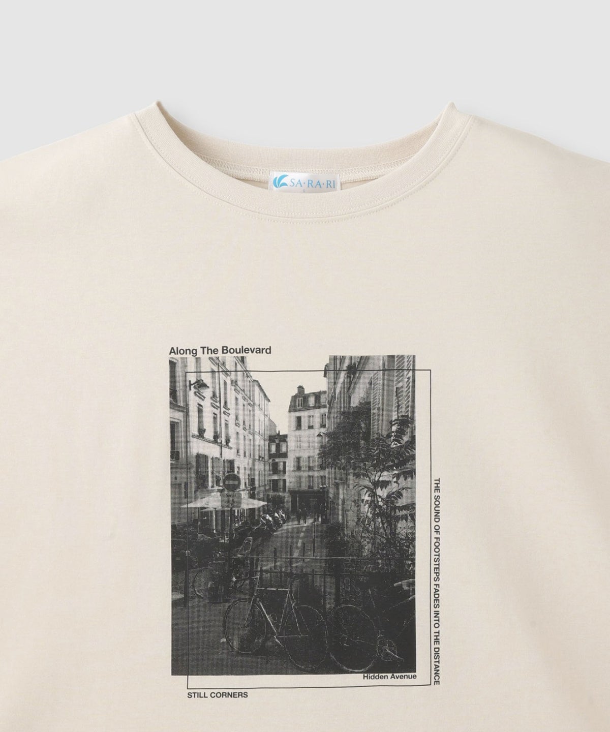 NAVY SARARI 接触冷感 袖フリルコンパクトTシャツ レディース メール便 対応商品