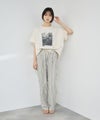 NAVY  SARARI 接触冷感 袖フリルコンパクトTシャツ レディース メール便 対応商品商品サムネイル-8