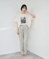 NAVY  SARARI 接触冷感 袖フリルコンパクトTシャツ レディース メール便 対応商品商品サムネイル-9