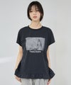NAVY  SARARI 接触冷感 裾フリルノースリーブ レディース商品サムネイル-3