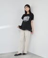 NAVY  SARARI 接触冷感 裾フリルノースリーブ レディース商品サムネイル-11