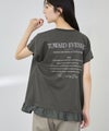 NAVY  SARARI 接触冷感 裾フリルノースリーブ レディース商品サムネイル-13