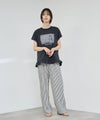 NAVY SARARI 接触冷感 裾フリルノースリーブ レディース商品サムネイル-17