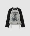 RICH MIX  ドロストシャーリング ラグラン長袖Tシャツ キッズ メール便 対応商品商品サムネイル-2