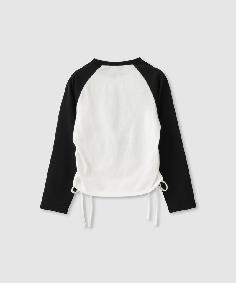 RICH MIX  ドロストシャーリング ラグラン長袖Tシャツ キッズ メール便 対応商品商品画像-3