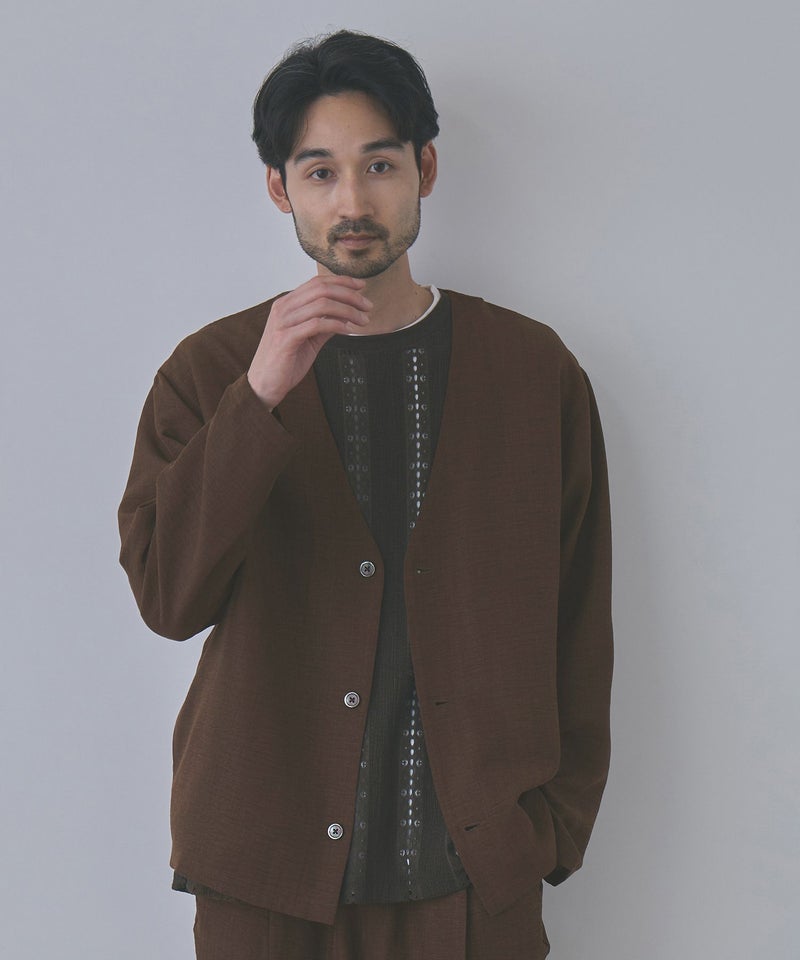 URBAN COLLECTION  UVカット ライトプリペラカーディガン メンズ商品画像-1
