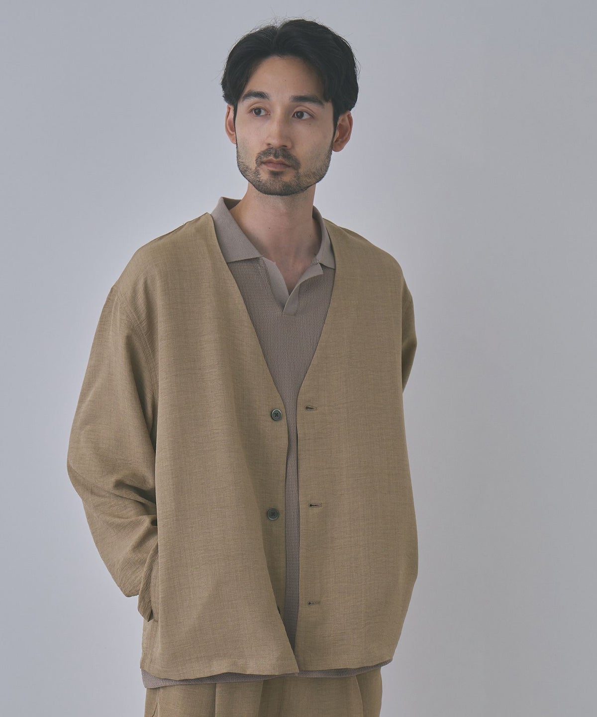 URBAN COLLECTION UVカット ライトプリペラカーディガン メンズ
