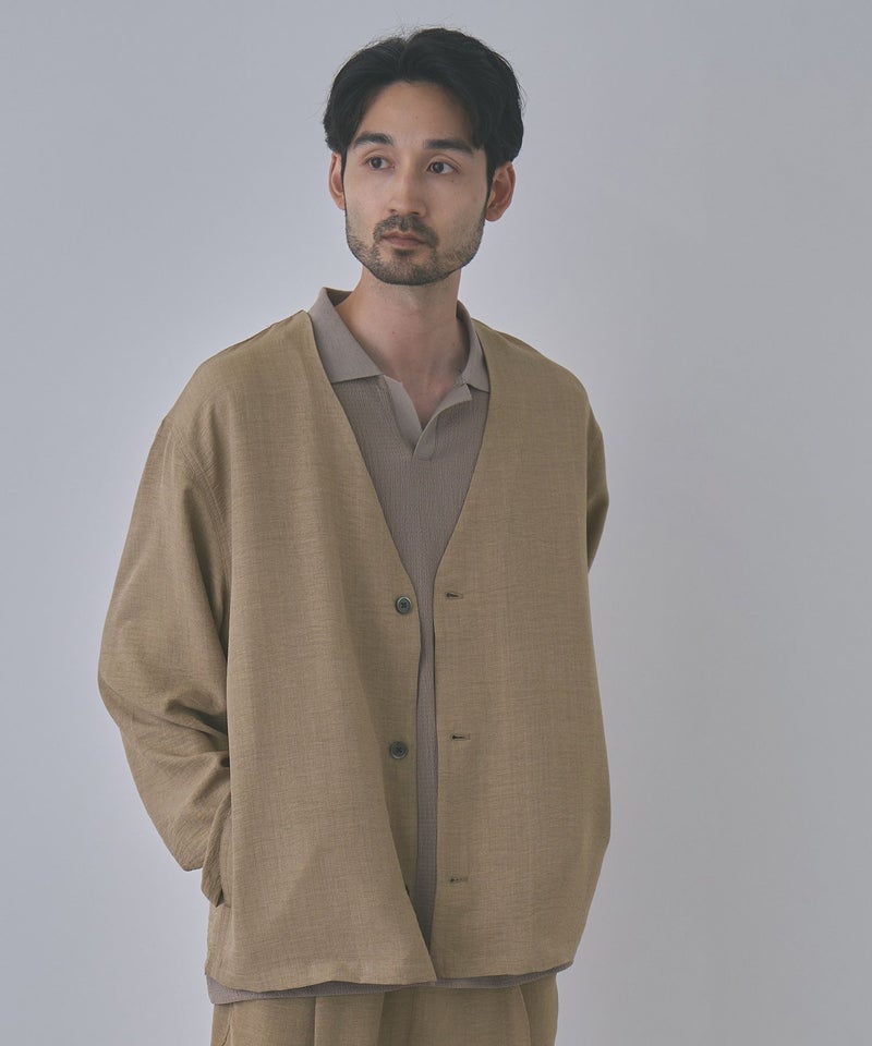 URBAN COLLECTION  UVカット ライトプリペラカーディガン メンズ商品画像-3