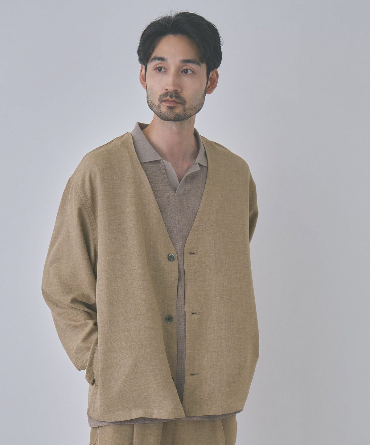 URBAN COLLECTION UVカット ライトプリペラカーディガン メンズ