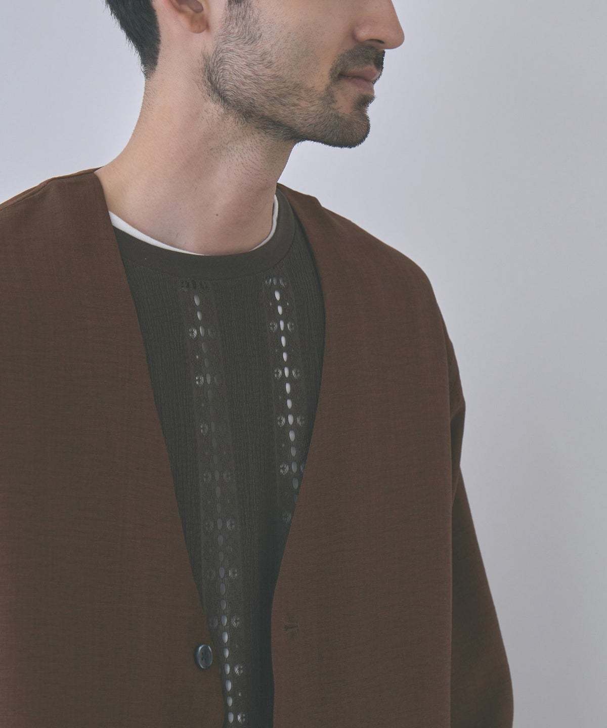URBAN COLLECTION UVカット ライトプリペラカーディガン メンズ