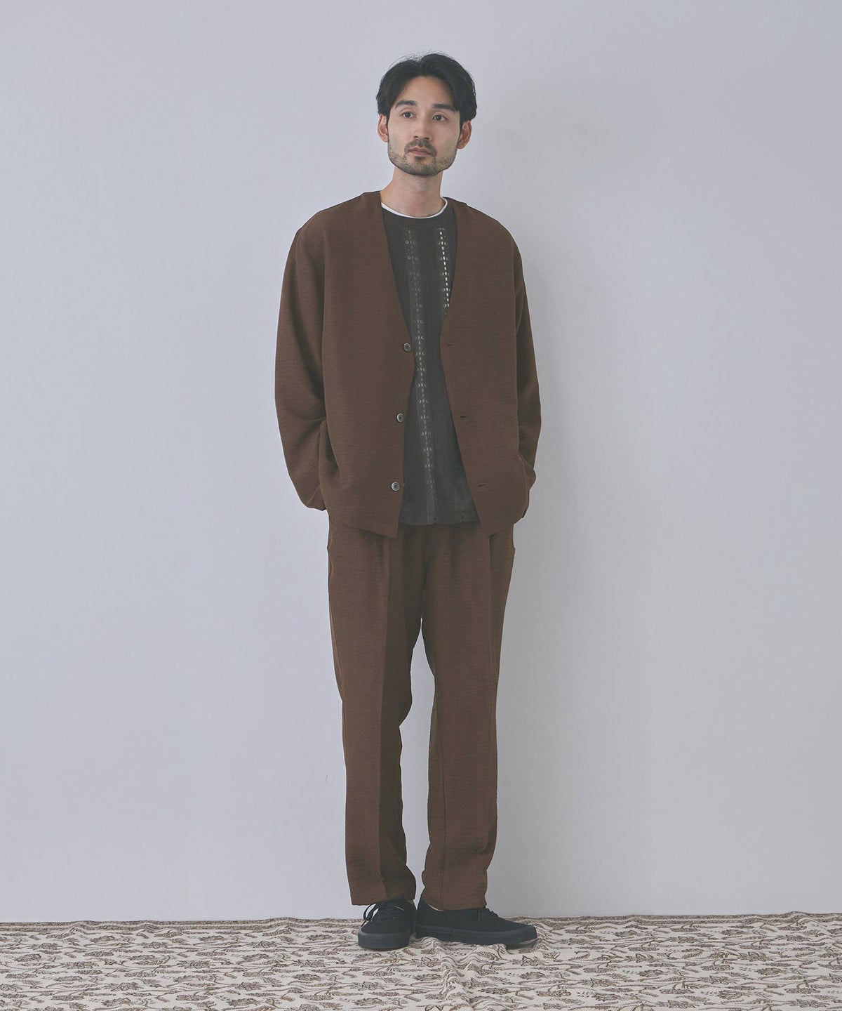 URBAN COLLECTION UVカット ライトプリペラカーディガン メンズ
