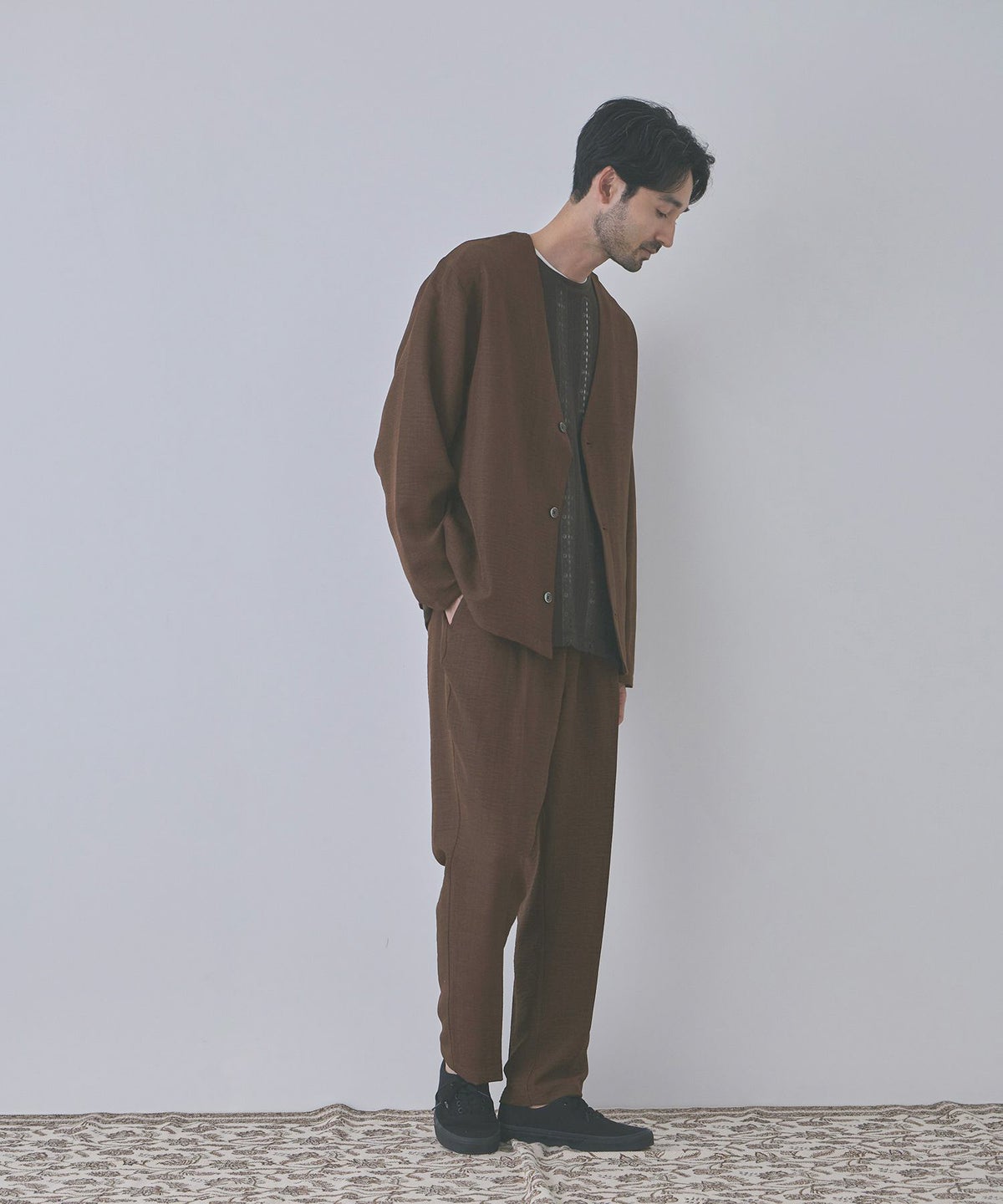 URBAN COLLECTION UVカット ライトプリペラカーディガン メンズ