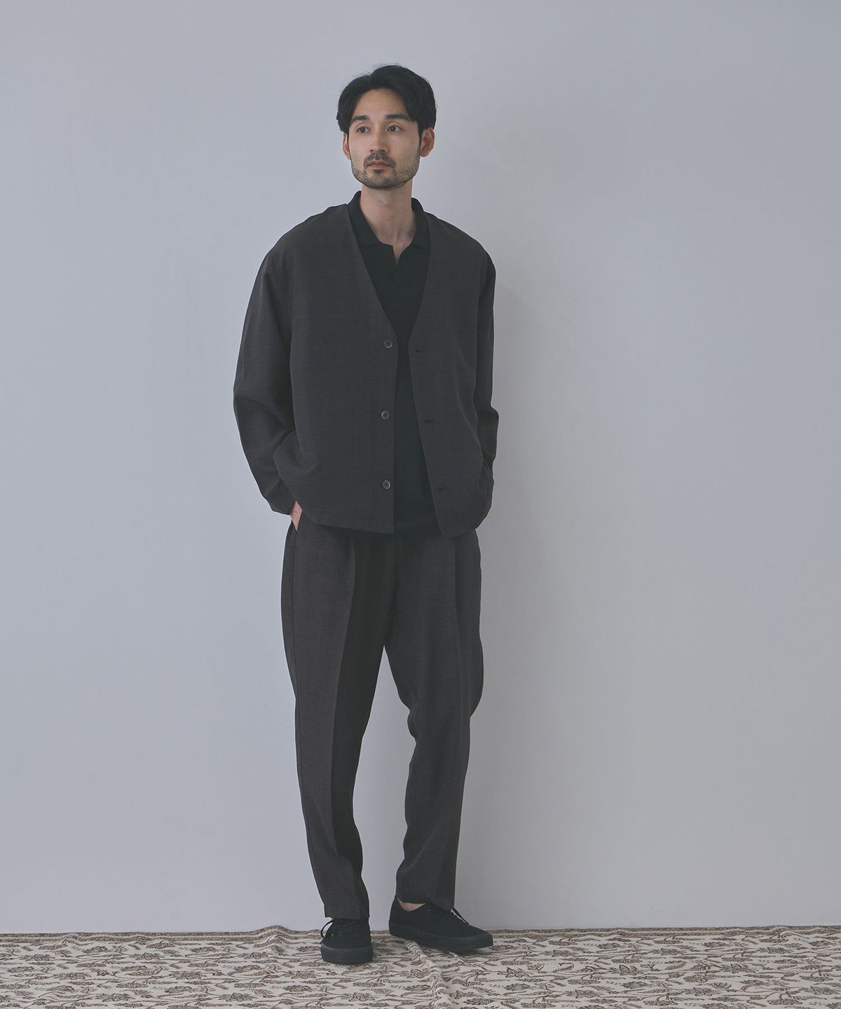 URBAN COLLECTION UVカット ライトプリペラカーディガン メンズ