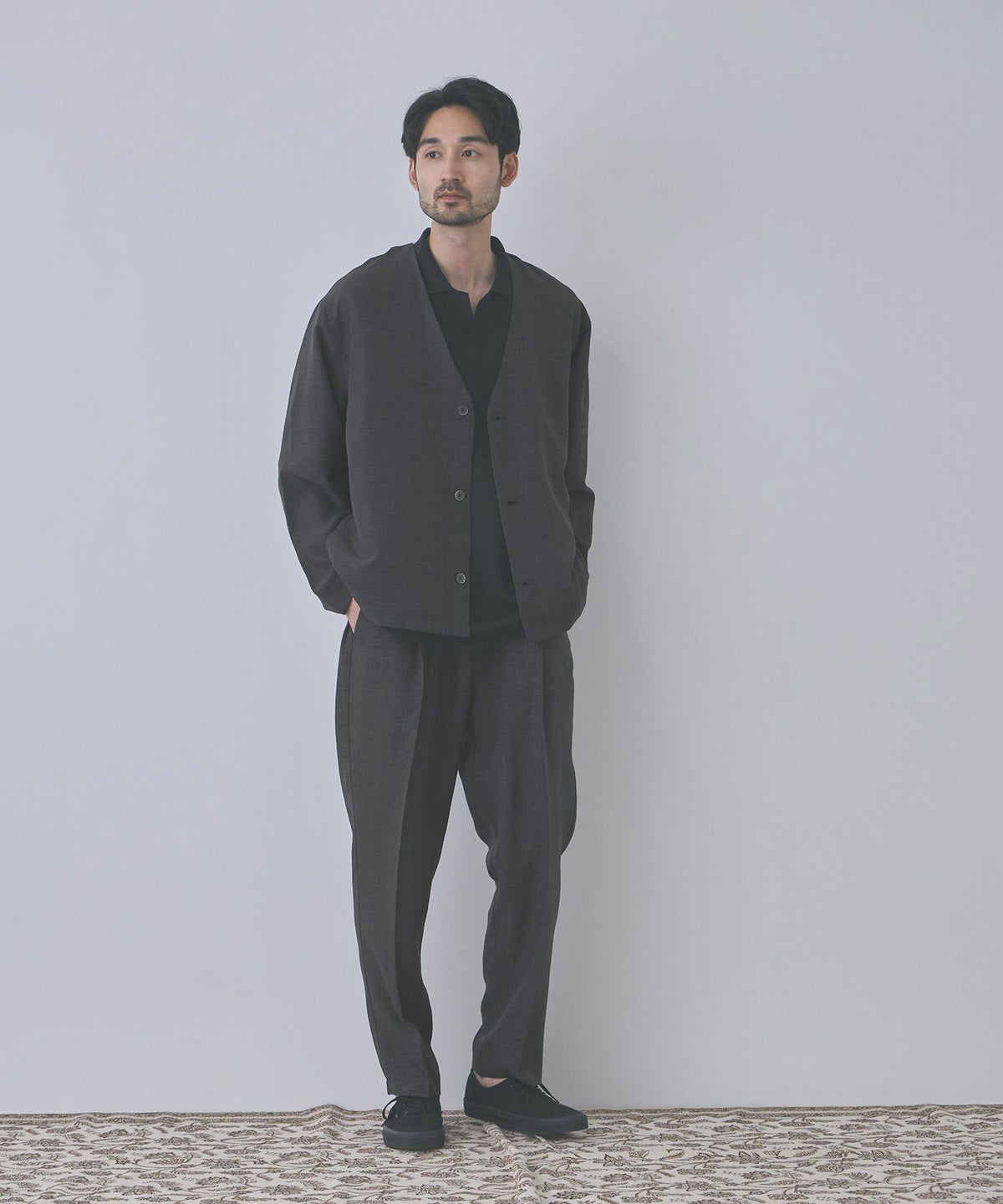 URBAN COLLECTION UVカット ライトプリペラカーディガン メンズ