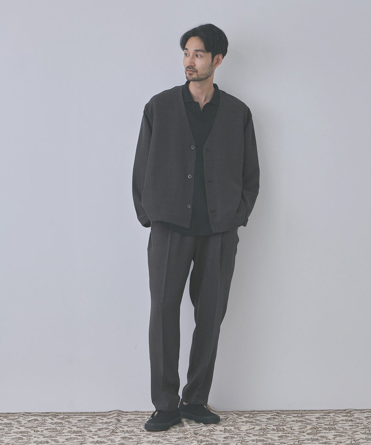 URBAN COLLECTION UVカット ライトプリペラカーディガン メンズ