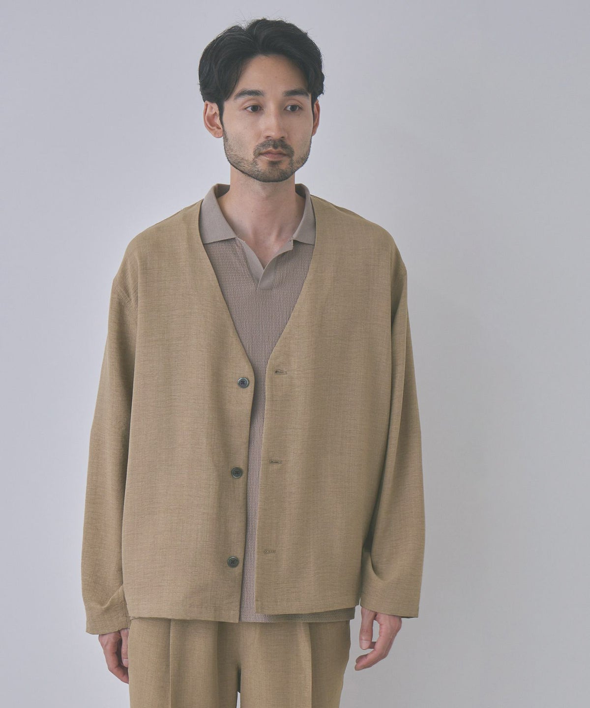 URBAN COLLECTION UVカット ライトプリペラカーディガン メンズ