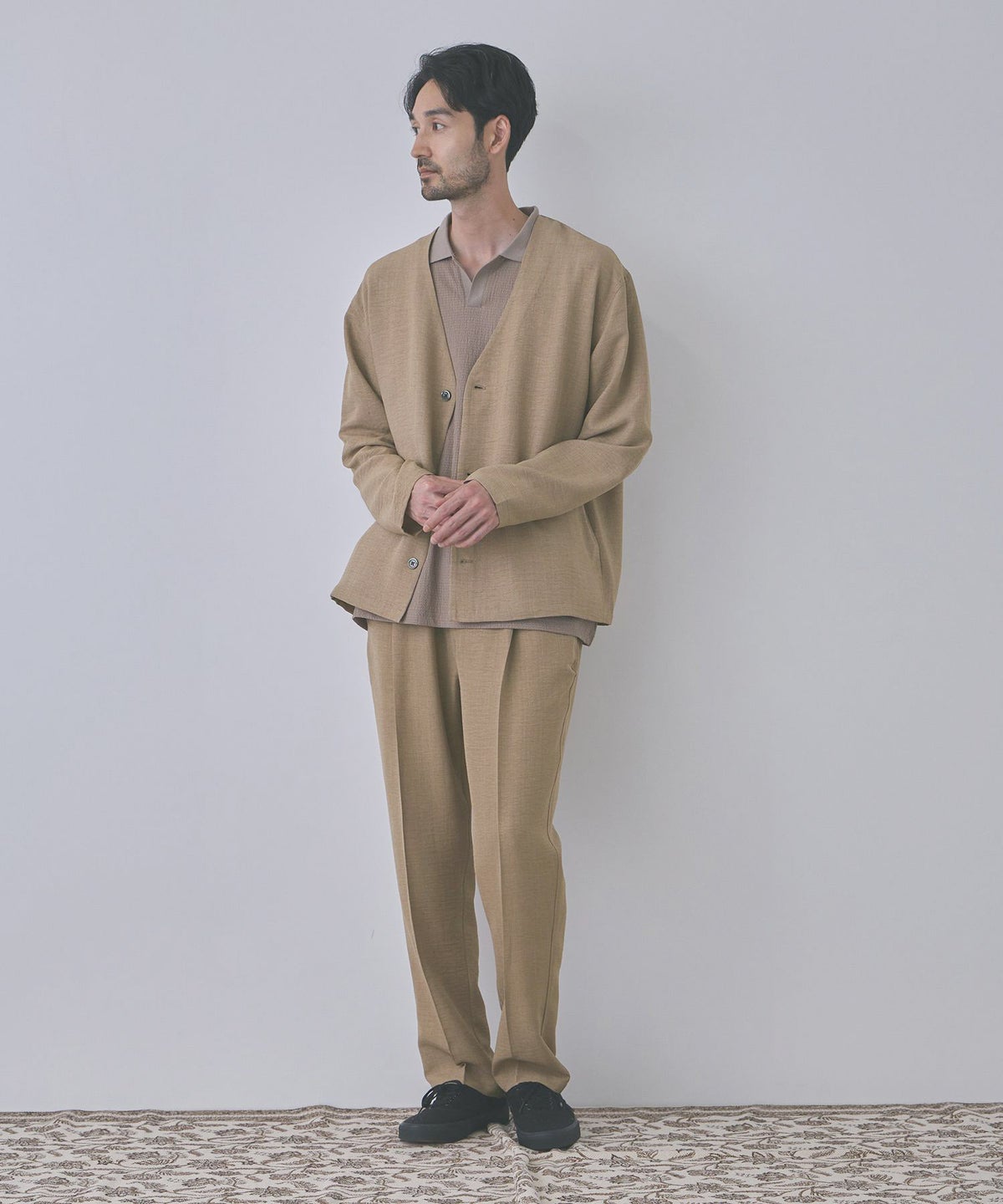 URBAN COLLECTION UVカット ライトプリペラカーディガン メンズ