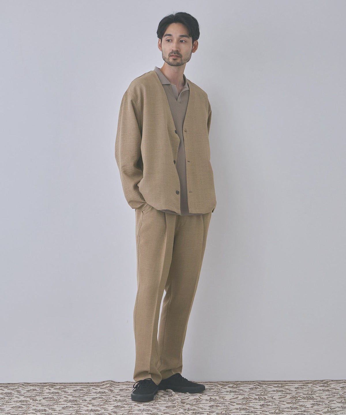 URBAN COLLECTION UVカット ライトプリペラカーディガン メンズ