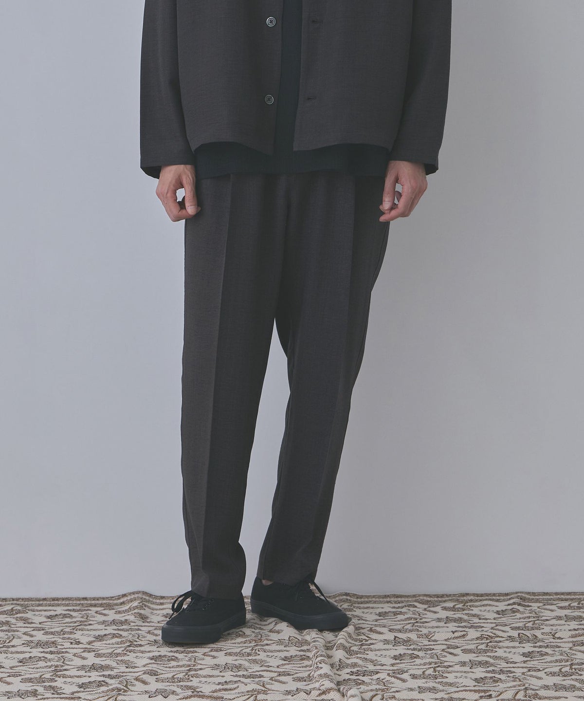 URBAN COLLECTION UVカット ライトプリペラワイドイージーパンツ メンズ