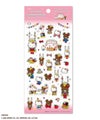 くまのがっこう×ハローキティ クリアキャンディシール ピンク キッズ商品サムネイル-1