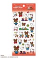 くまのがっこう×ハローキティ クリアキャンディシール レッド キッズ商品サムネイル-1