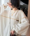 Classical Elf 《Javaジャバコラボ》大胆なルーズ感が目を惹く。綿100％配色ステッチスーパービックフットボールロンT（長袖）商品サムネイル-14