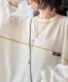 Classical Elf 《Javaジャバコラボ》大胆なルーズ感が目を惹く。綿100％配色ステッチスーパービックフットボールロンT（長袖）商品サムネイル-38