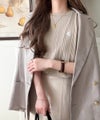 Classical Elf 品よく、すっと、毎日に馴染む。オーガニックコットンランダムリブ胸元刺繍Tシャツ(半袖)商品サムネイル-25