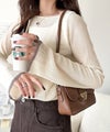 Classical Elf 透き通る気品を、日常に。ランダムタックシアー袖フレア長袖トップス商品サムネイル-13