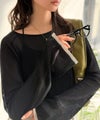 Classical Elf 透き通る気品を、日常に。ランダムタックシアー袖フレア長袖トップス商品サムネイル-16