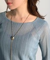 Classical Elf 透き通る気品を、日常に。ランダムタックシアー袖フレア長袖トップス商品サムネイル-28