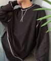 Classical Elf やわらかく透けて、自然体。シアーガゼット付きニットプルオーバー(長袖)商品サムネイル-22