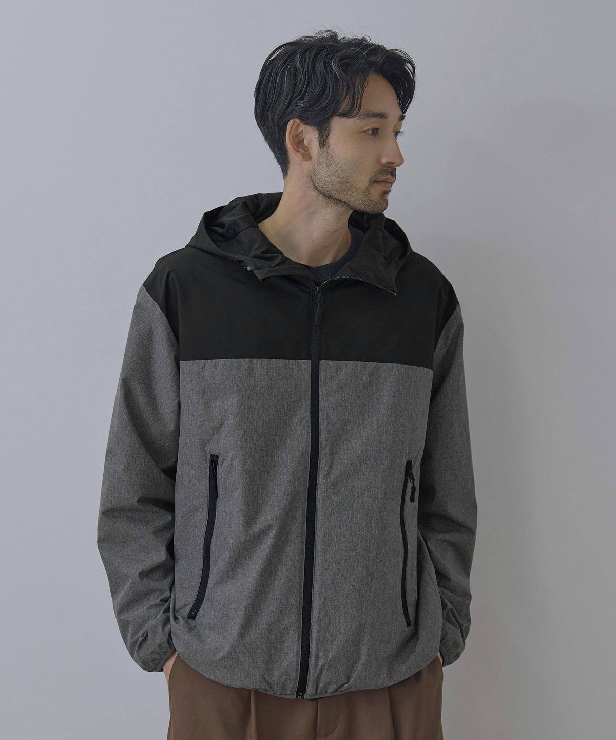 NAVY シャットアウター 裏メッシュパーカー メンズ