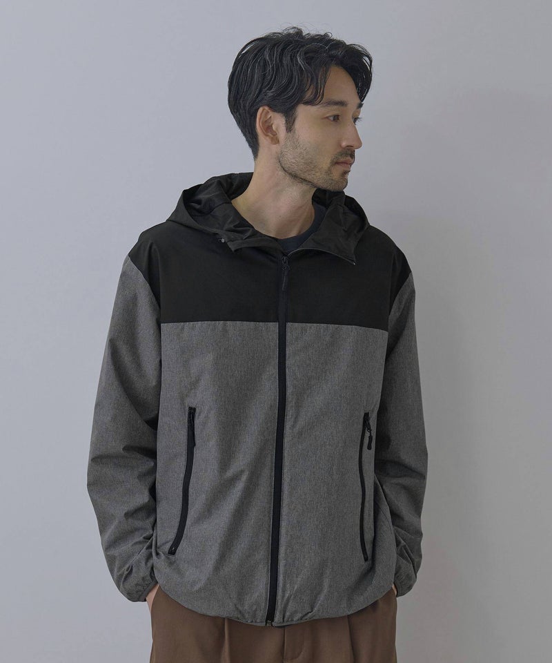 NAVY  シャットアウター 裏メッシュパーカー メンズ商品画像-3
