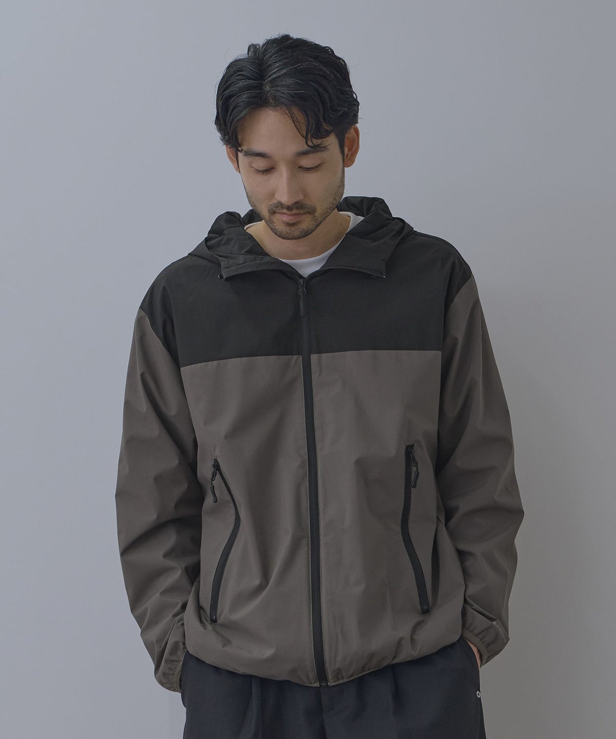 NAVY シャットアウター 裏メッシュパーカー メンズ