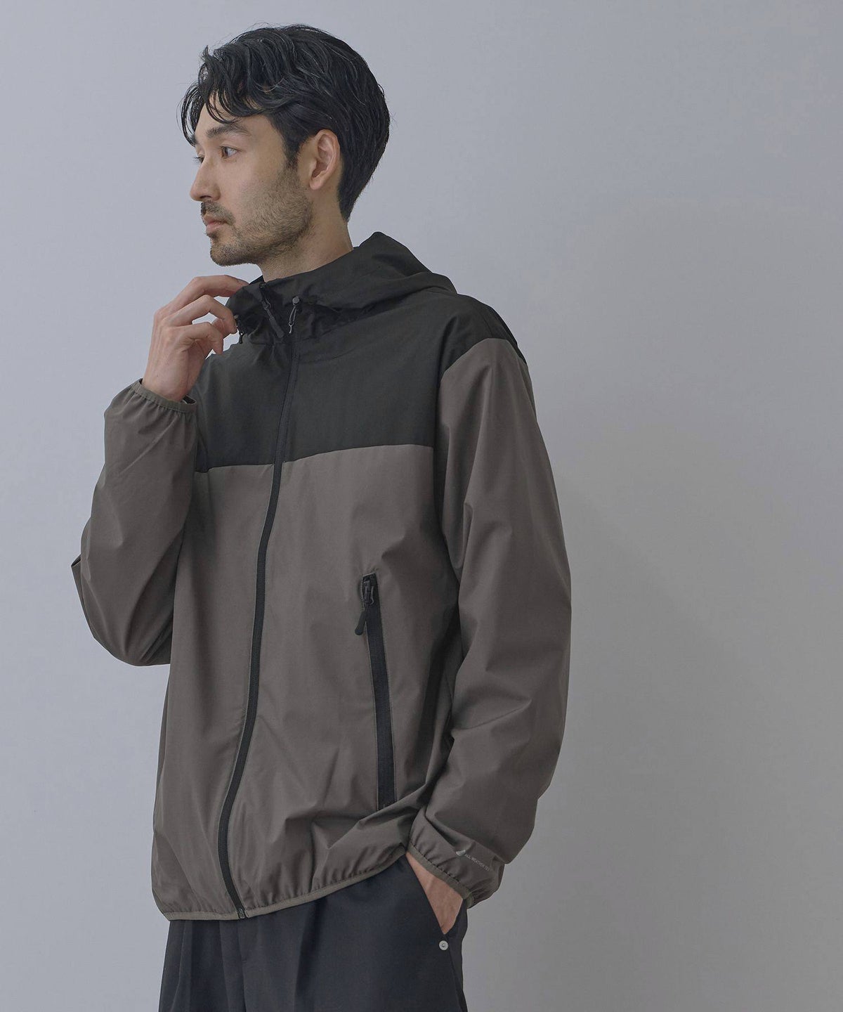 NAVY シャットアウター 裏メッシュパーカー メンズ
