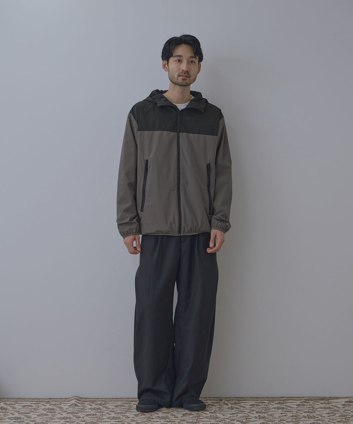 NAVY シャットアウター 裏メッシュパーカー メンズ