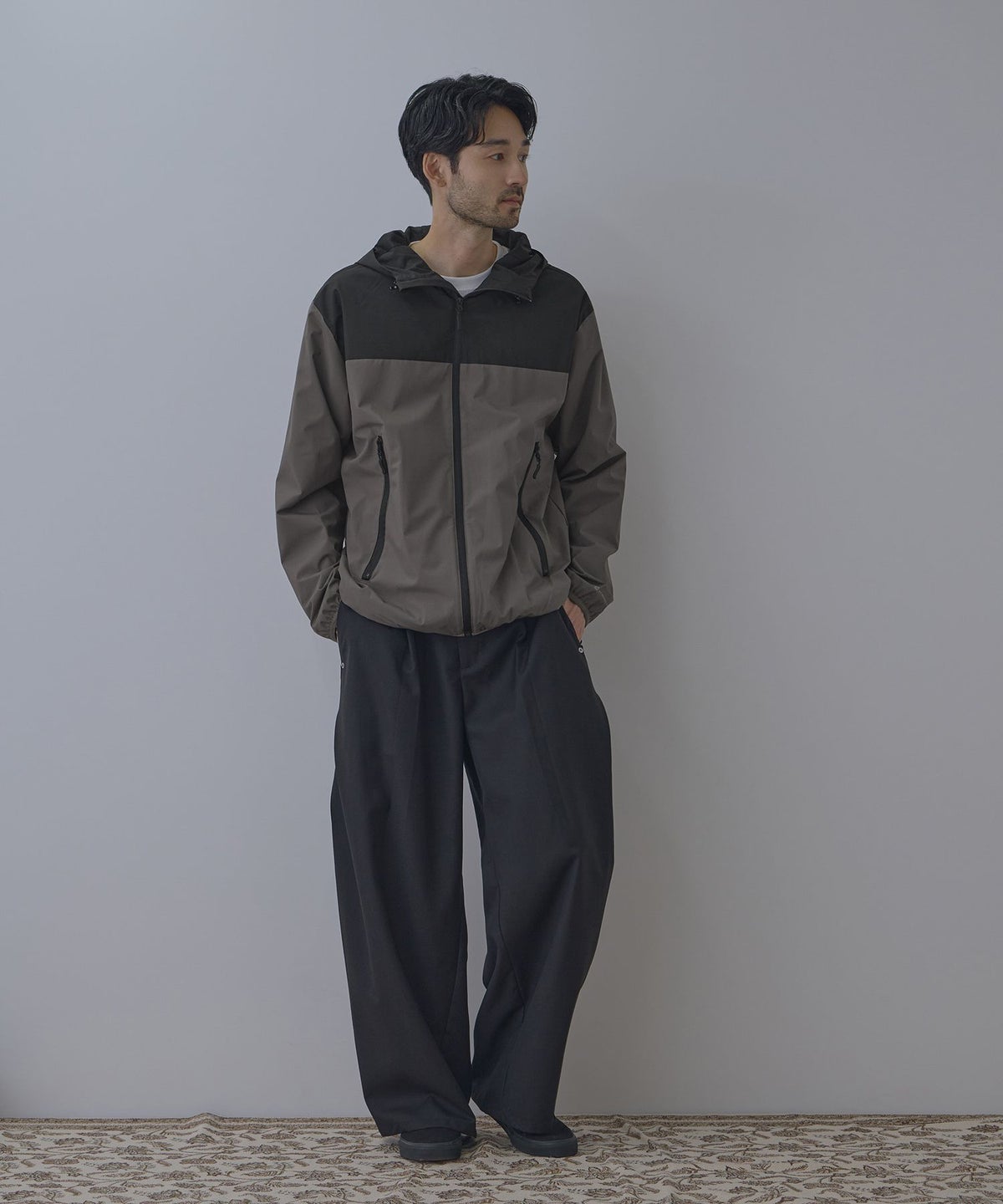 NAVY シャットアウター 裏メッシュパーカー メンズ